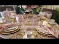 Five Spring Glam Tablescape Ideas 2025 Home Decor Ideas Tablescapes and Decor