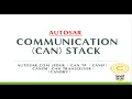 Autosar Communication stack What is Autosar COMSTACK AUTOSAR CAN Communication stack