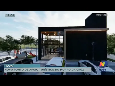 Novo ponto de apoio turístico do morro da cruz em Itajaí