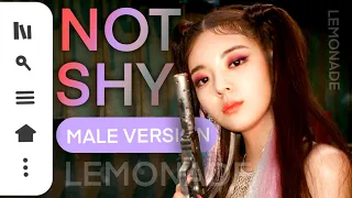 Download ITZY - NOT SHY | MALE VERSION (WITH LYRICS) MP3