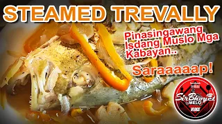 Steamed Trevally / Pinasingawang Muslo.. Niluto Ko Para Sa Kaarawan Ng Aking Inay Mga Kabayan..