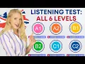 When will you sound FLUENT in English? (6 Levels Listening Test)