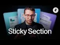 Sticky Features Section in Framer Full Tutorial