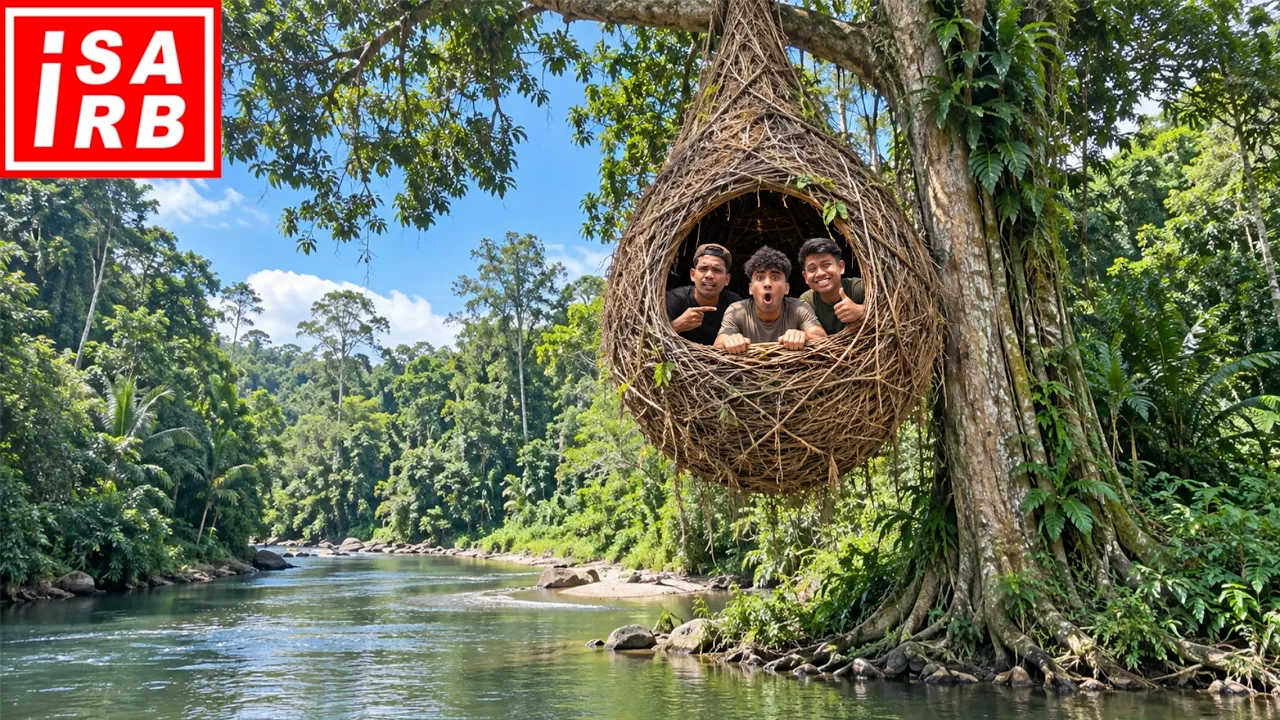 BUAT SARANG BURUNG GERGASI ATAS POKOK !!