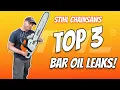 TOP 3 Reasons Why STIHL Chainsaws Leak Bar Oil