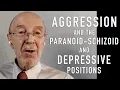 Aggression \u0026 the Paranoid-Schizoid and Depressive Positions | FRANK YEOMANS
