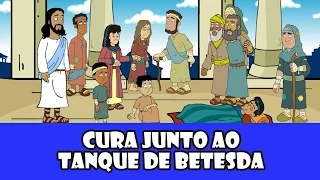 DESENHOS BÍBLICOS - CURA JUNTO AO TANQUE DE BETESDA