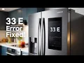 How to Reset the Samsung RF323TEDBSR Refrigerator Display Panel 33 E Error Code Fix