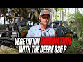 John Deere 335 P MK76 Mulching Head Full Demo