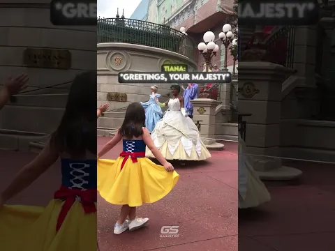 She Met Her Princesses 🥹 #shorts