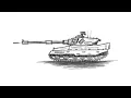 MIlitary Tank Sketch