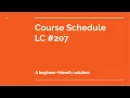 BEGINNER FRIENDLY Course Schedule Leetcode Python