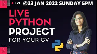 Live python project Python Project for resume learn python python programming