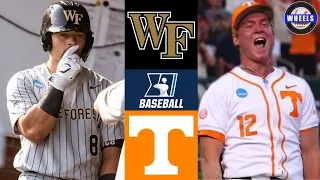 Wake Forest vs Tennessee Winner To Super Regionals 2025 College Baseball Highlights