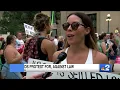 Hundreds Pack Steps Of Old Lee County Courthouse Angered By Reversal Of Roe v Wade