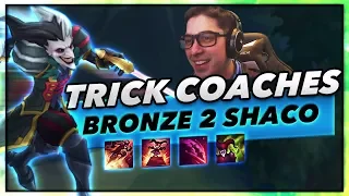 TRICK COACHES BRONZE 2 SHACO | THAT THRESH ISN'T ON YOUR TEAM! - Trick2G