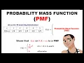 PROBABILITY MASS FUNCTION PMF PROBABILITY AND STATISTICS