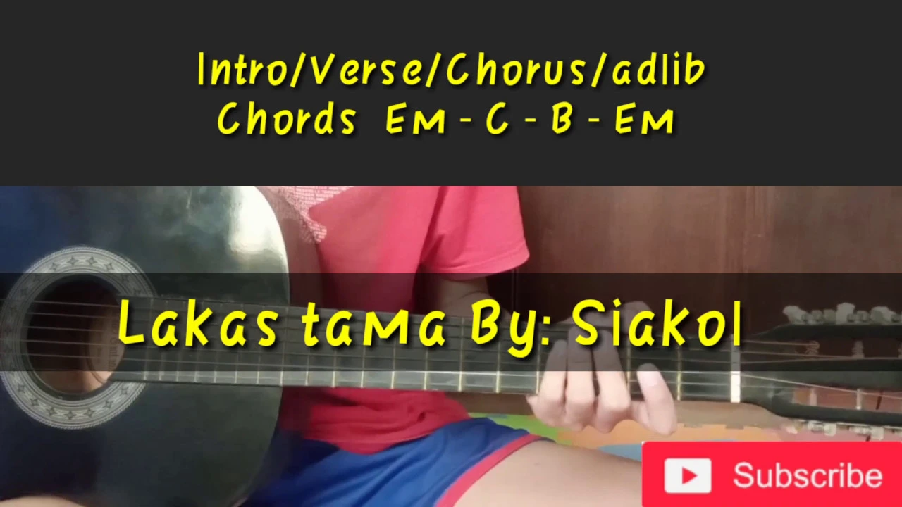 Lakas tama by Siakol Guitar tutorial