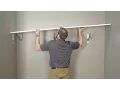 Simple Wood Shelf and Rod Installation Instructions