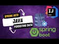 Spring into Java - Persisting data