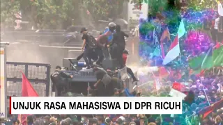 Download Momen Mencekam Saat Water Cannon-Mobil RAISA Polisi di Gedung DPR Dirusak Massa MP3