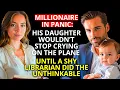 Download Lagu MILLIONAIRE IN PANIC: his DAUGHTER wouldn’t stop CRYING on the PLANE — until a SHY LIBRARIAN did the