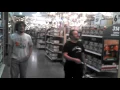Mark Andy I Visit Menards Ceiling Fan Department test the Hunter HVLS Fan