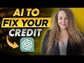 How to Fix Your Credit Score with AI for FREE Step-by-Step 2026 Guide