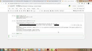 No module named cv2 issue fixing