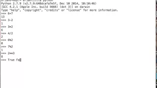 Mathematical and Logical Operators in Python