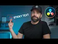 How to STICK TEXT to a Moving Object FAST DaVinci Resolve Tracking Tutorial