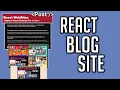 Create a React Blog Site Beginner Project for Jr Developers Responsive