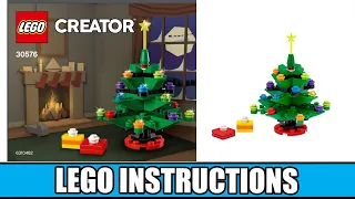 LEGO Instructions: How to Build LEGO HOLIDAY TREE - 30576 (LEGO CHRISTMAS 2020)
