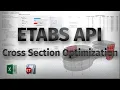 ETABS API - Parametric Design and Optimization of Concrete Cross Sections