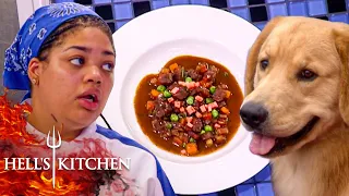 sade makes an infamous mistake as chef ramsay shakes up the teams hells kitchen