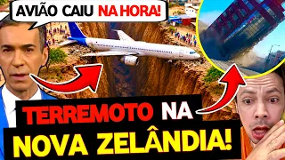 😭Terrem0to e qued4 de aviã0!🚨PARECE COISA D FILME NA NOVA ZELANDIA! Oração do salmo 91