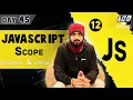 Scope in JavaScript Full Stack Web Development 2024