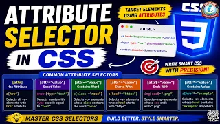 Attribute Selector in CSS CSS Attribute Selectors Explained with Examples