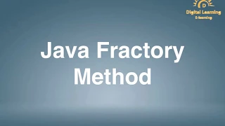 75 Java Factory Method Online Training Download app from below link