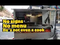 This food truck in Philly has no signs no menu and people are still lining up for his food