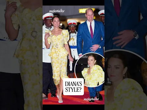 Catherine’s retro look brought back a little of Diana’s signature 80s summer style.