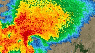2019 San Angelo Texas Supercell Radar Loop