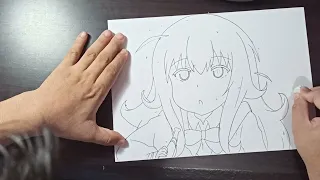 Let's Draw Gabriel Tenma White | Gabriel's Dropout | Anime Drawing | Draw with me | Kloud Draw