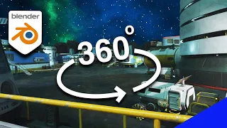 create 360 panoramic images and videos in blender