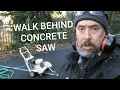 How to Use a Walk Behind Asphalt Cutter and Concrete Saw