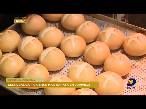 Produtos da cesta básica ficam mais baratos em Joinville