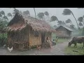 Download Lagu RURAL LIFE IN ASIA'S BIGGEST WIND Village , RAIN WALK FOR RELAXATION
