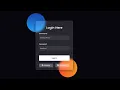 Animated Login Form using HTML CSS only No JavaScript or jQuery