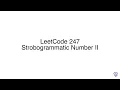 LeetCode 247 Strobogrammatic Number II