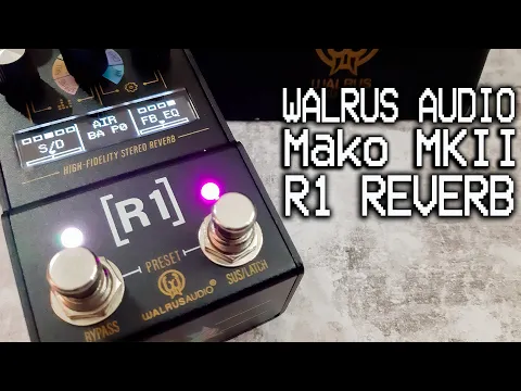 Walrus Audio R1 MkII Multi-Mode Stereo Reverb | Delicious Audio